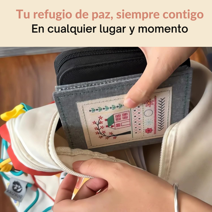 Libro de Bordado Antiestrés: Kit Completo con 60+ Diseños